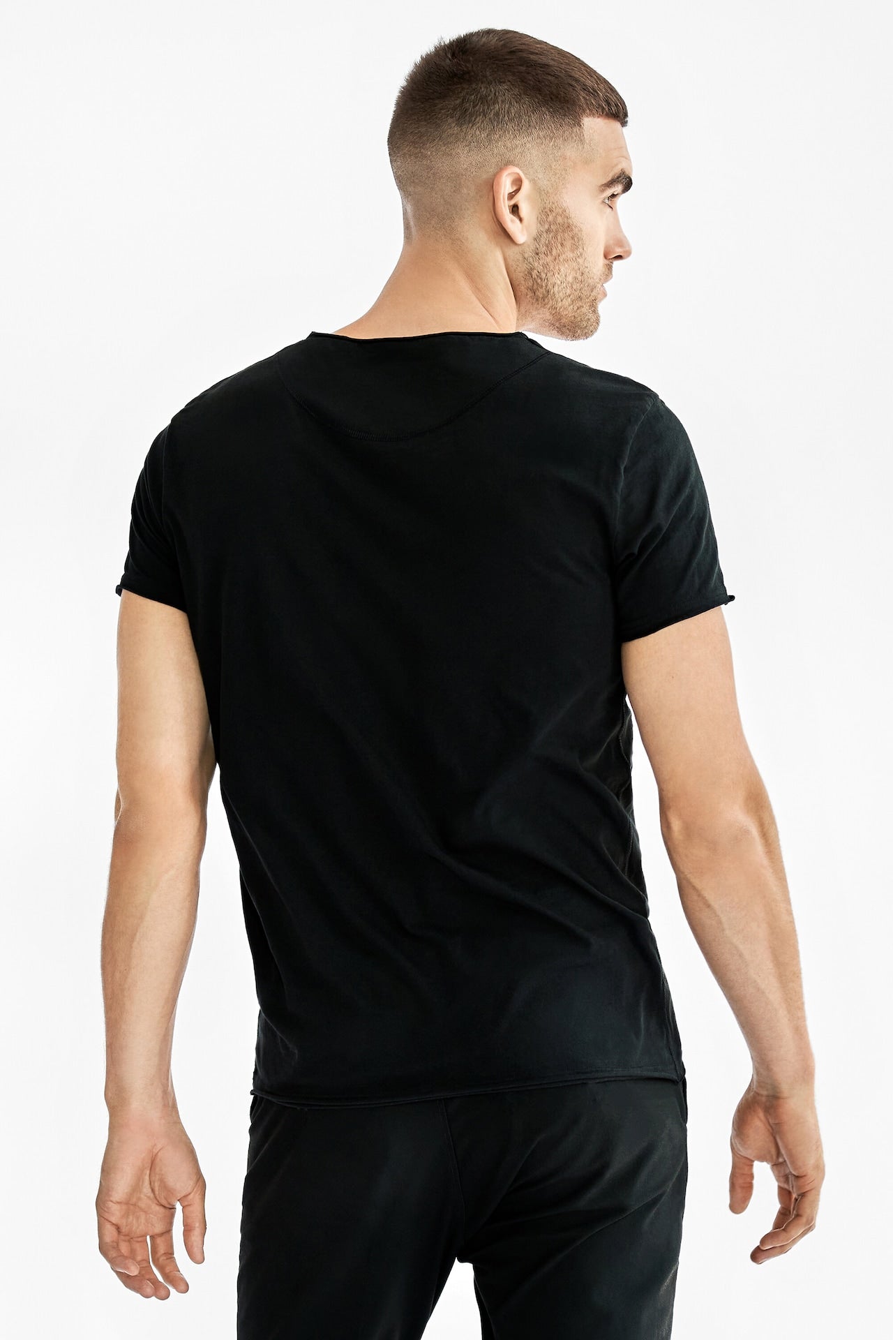 t-shirt relaxed fit tee bread&boxers black svart