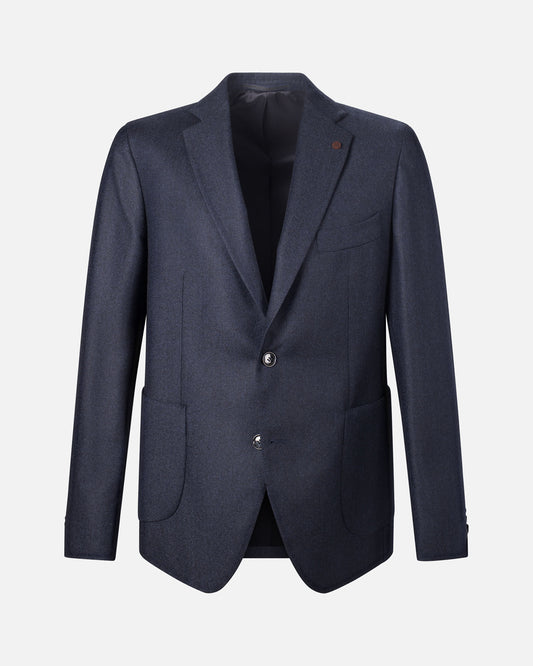 kavaj blazer jacket cavaliere milos classic blazer dark navy blue blå fri frakt stenungsund