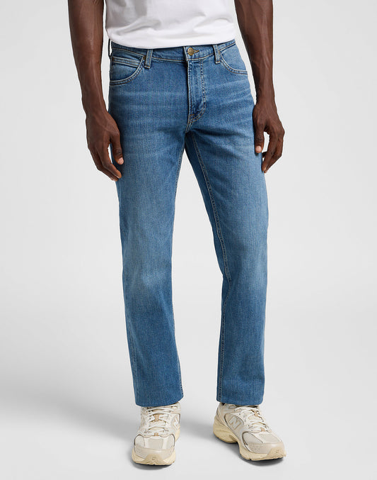 daren lee daren zip leejeans stretch regular fit raka jeans dragkedja zip higland