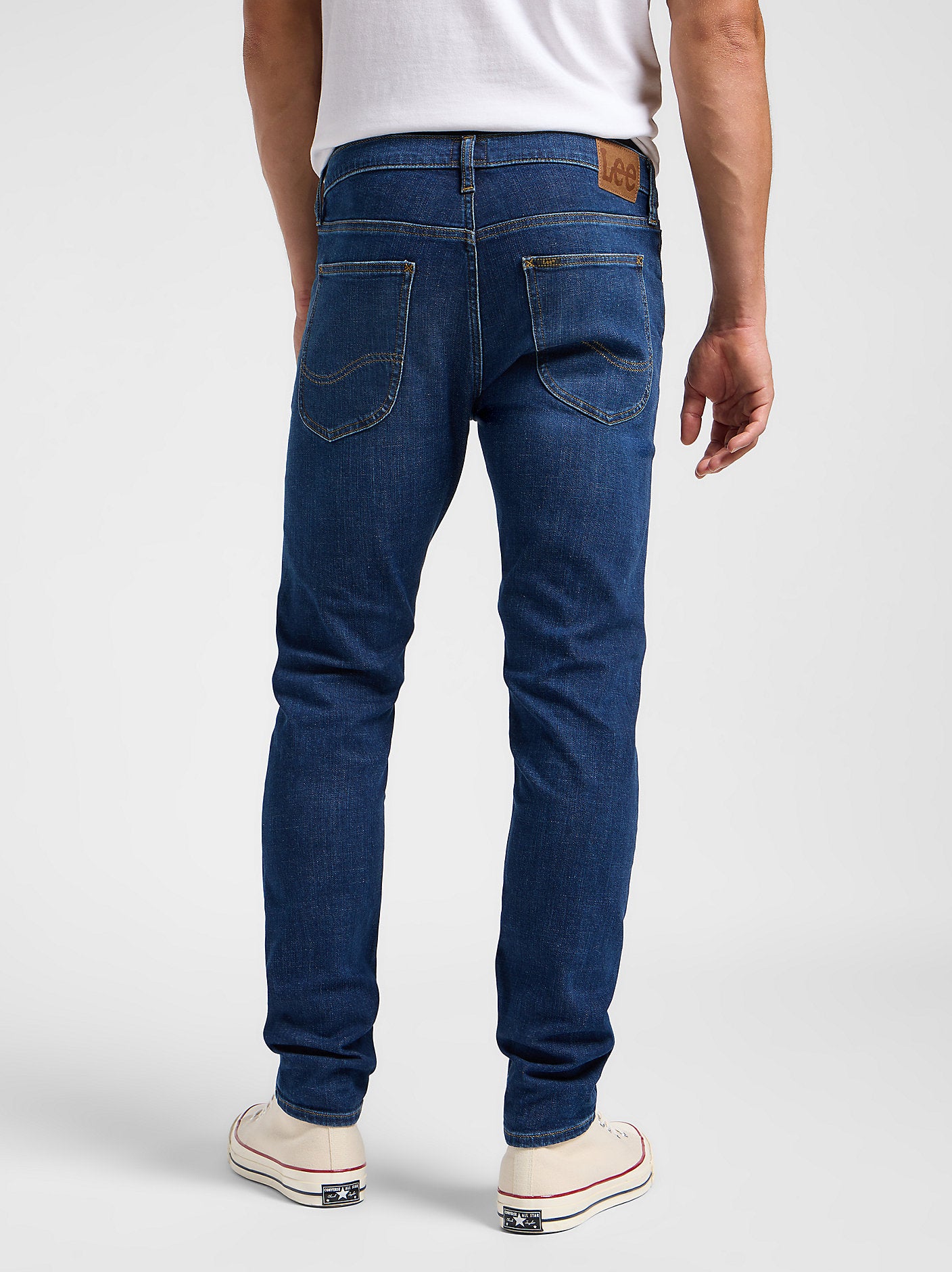 lee luke leejeans lee jeans denim slim fit stretch stoney blå jeans