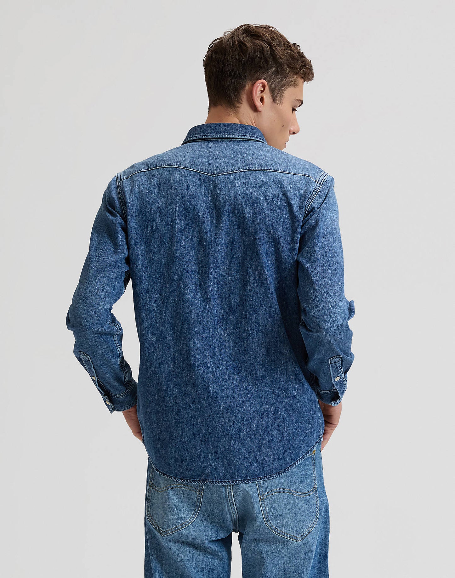 skjorta jeansskjorta regular western shirt brookside lee leejeans denim shirt