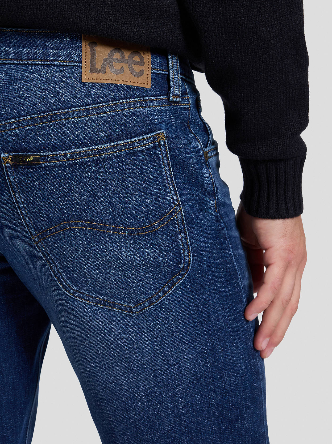 lee jeans daren zip leejeans denim regular fit stretch raka jeans dragkedja love it loud fri frakt stenungsund