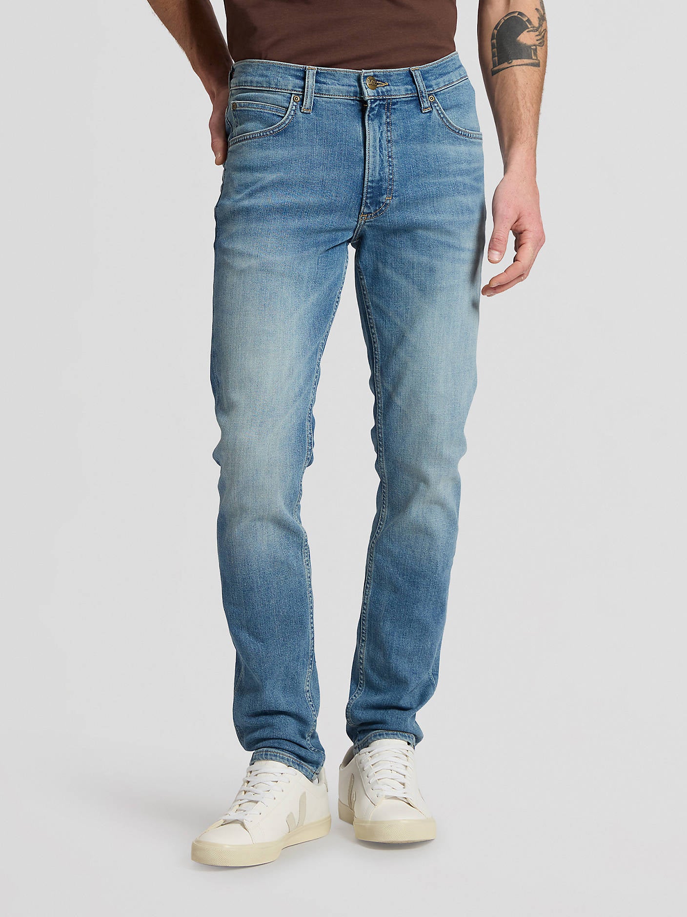jeans lee luke leejeans lee jeans slim denim stretch lowland ljusa jeans fri frakt stenungsund