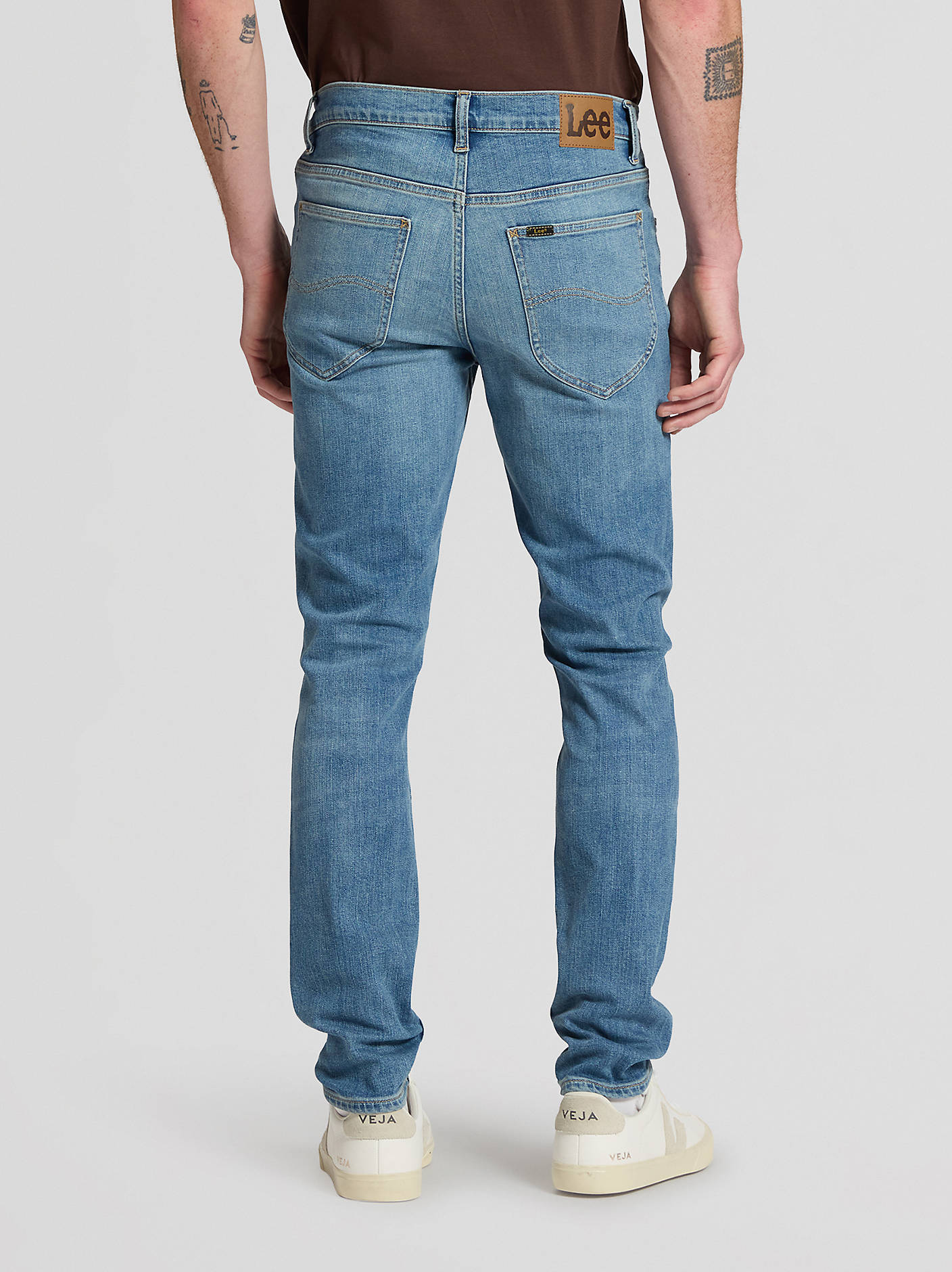 jeans lee luke leejeans lee jeans slim denim stretch lowland ljusa jeans fri frakt stenungsund