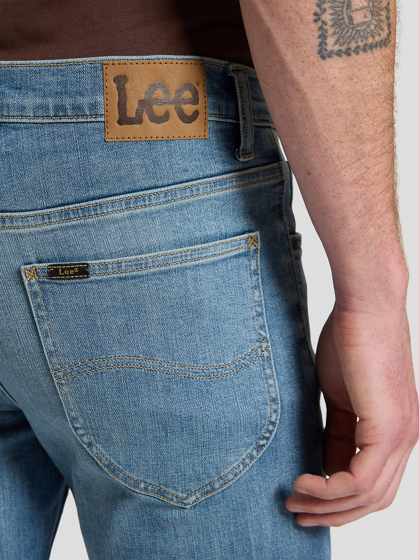 jeans lee luke leejeans lee jeans slim denim stretch lowland ljusa jeans fri frakt stenungsund