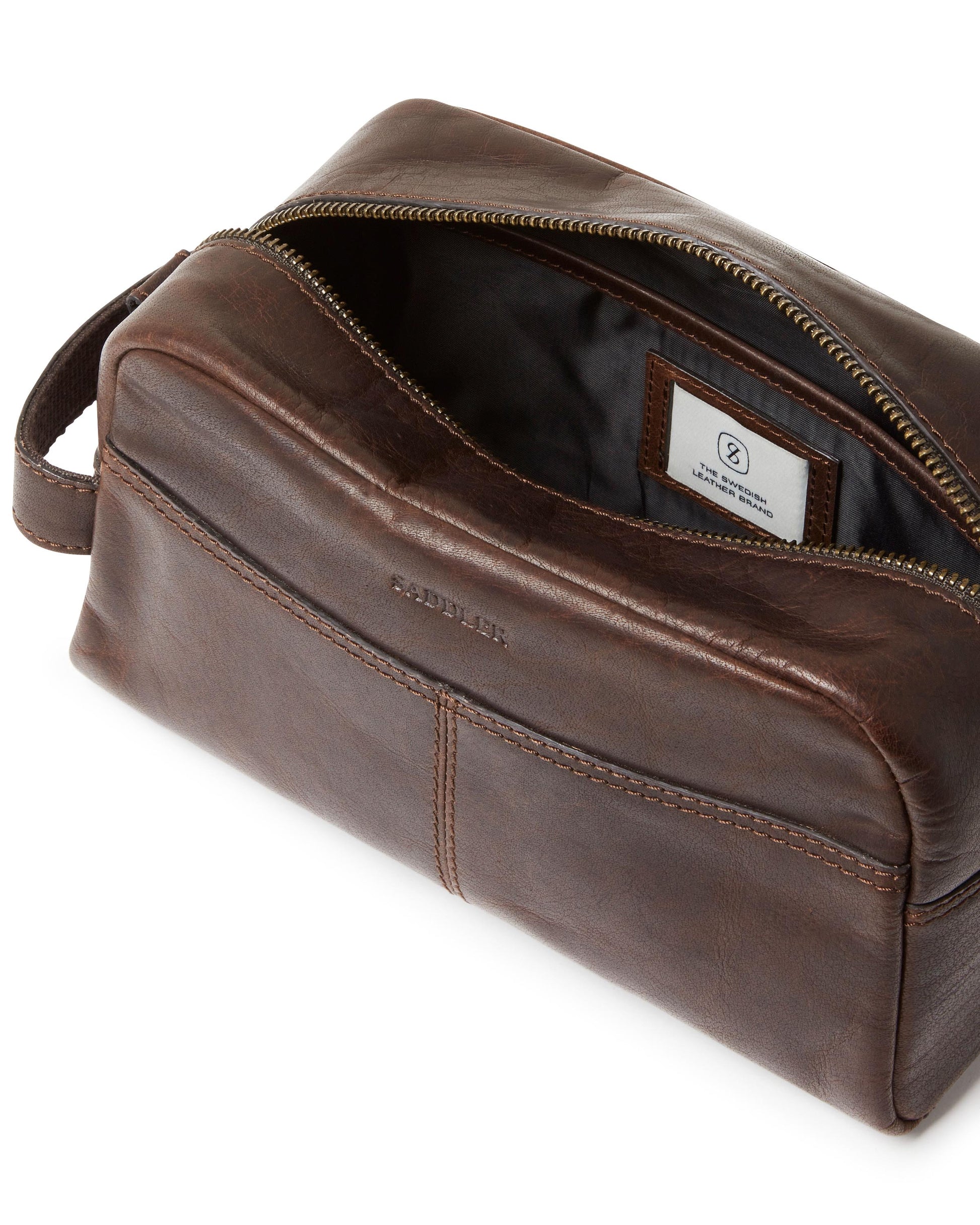 necessär saddler christianshavn dk brown dark brown brun läder leather 