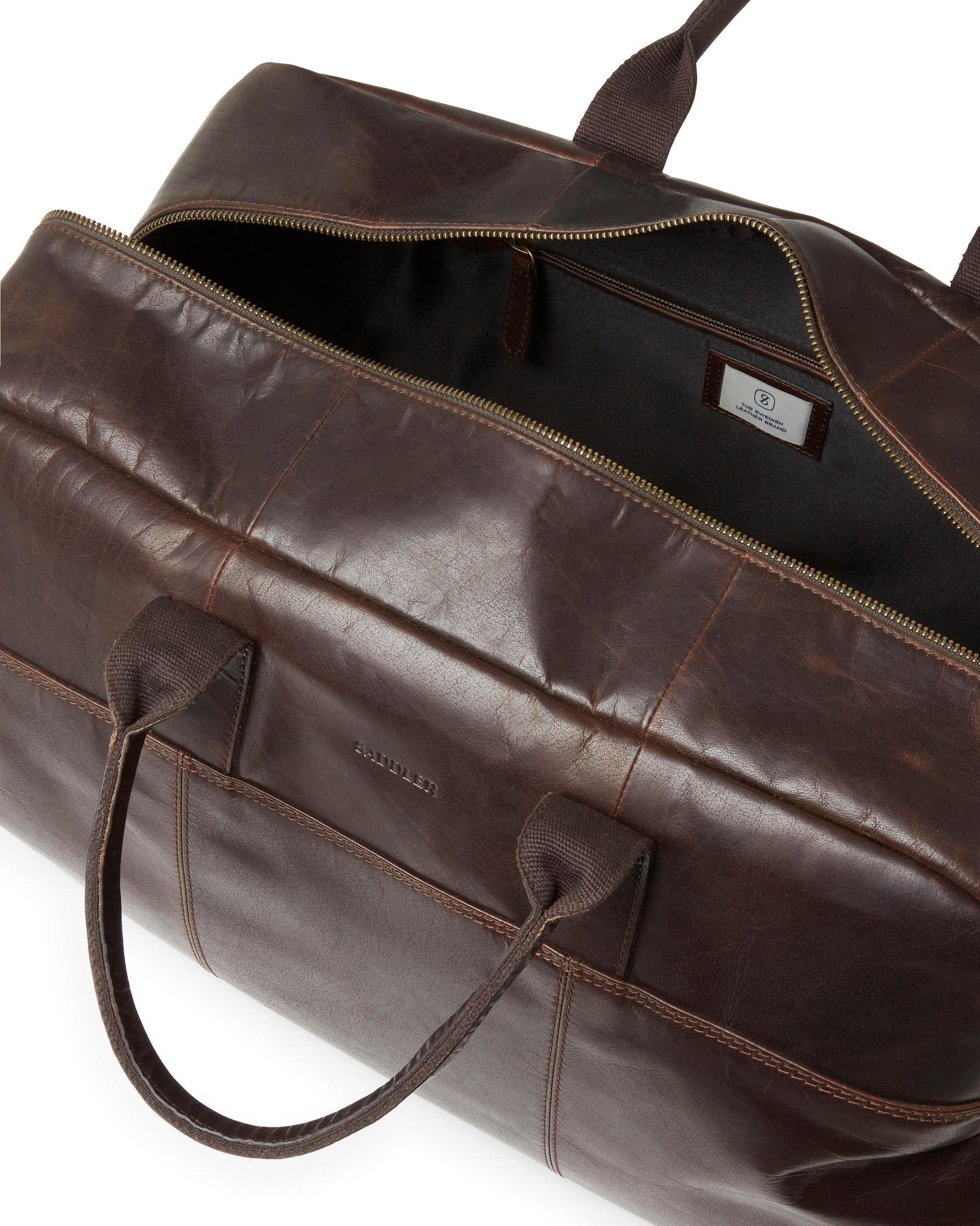 väska bag saddler frederiksberg weekend väska weekendbag dk brown brun läder