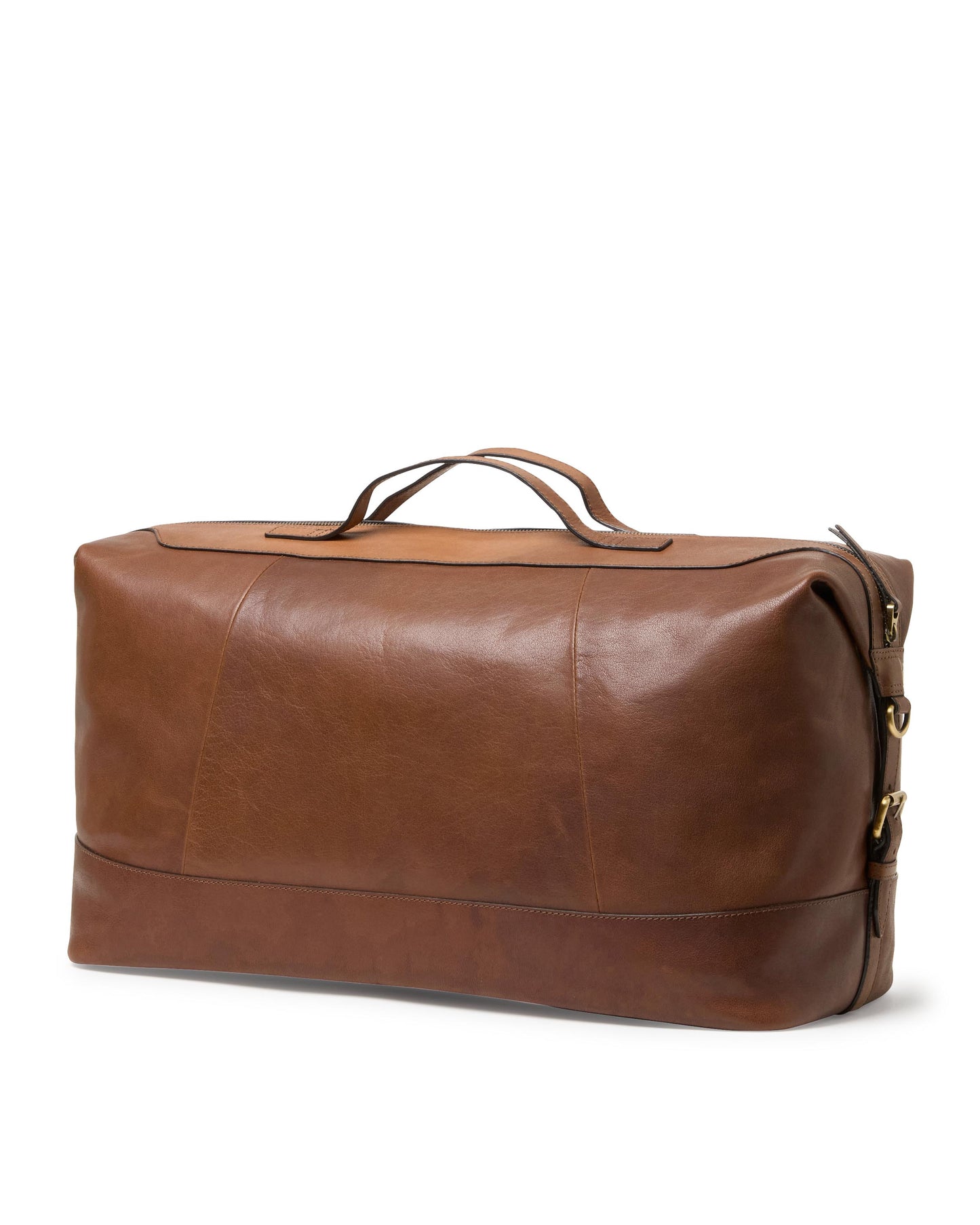 väska saddler indy weekendbag läder midbrown brun bag leather
