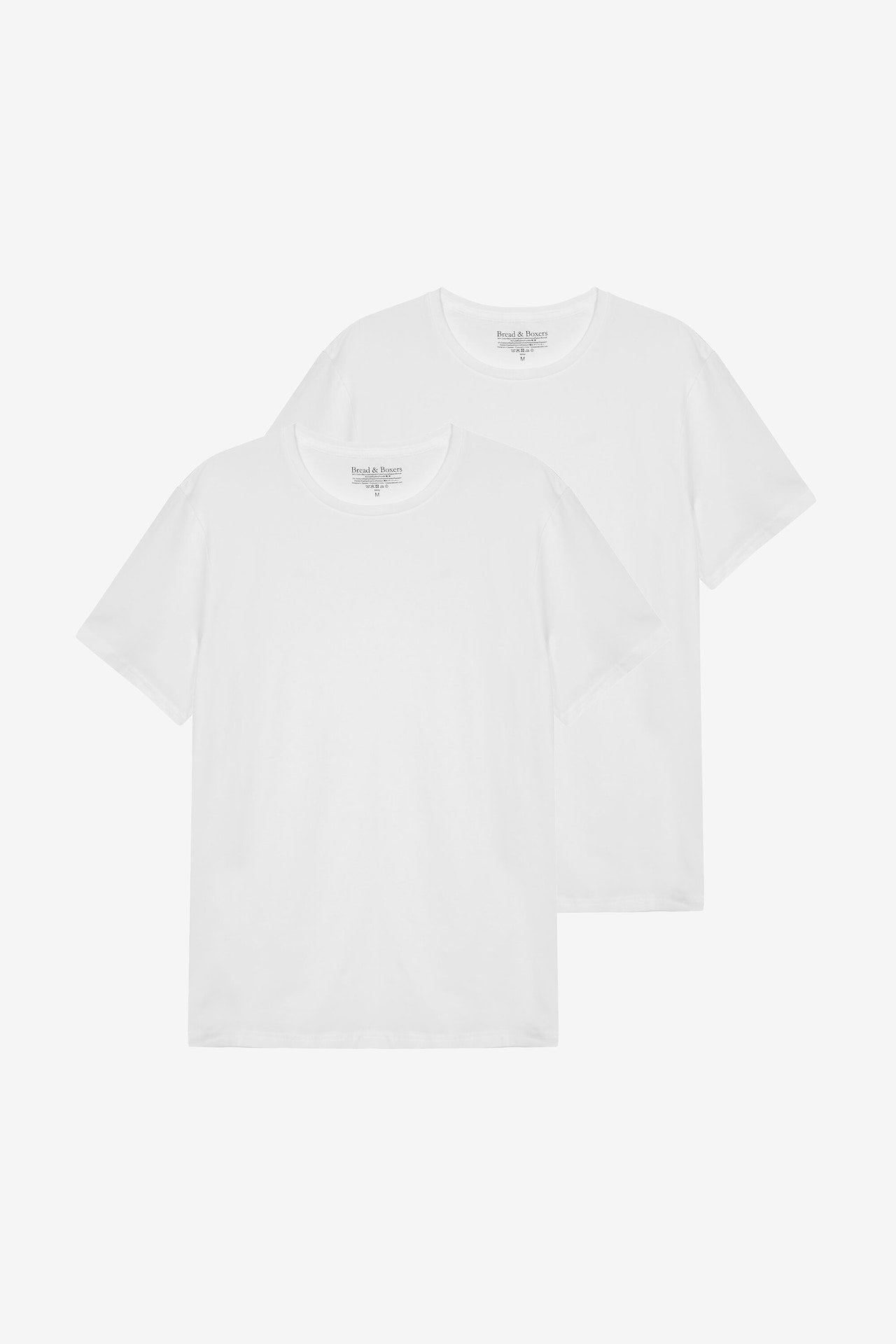 t-shirt crew neck bread&boxers white vit tee rundhals