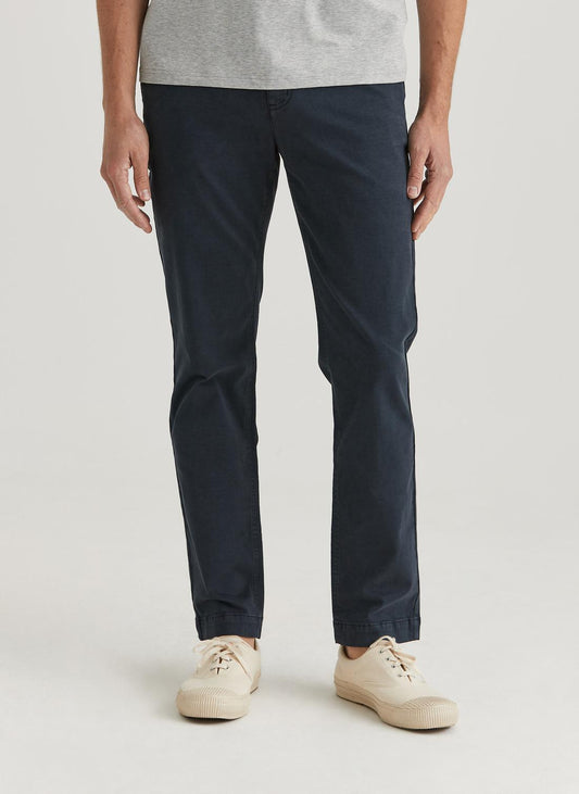 chinos byxor morris jeffrey bruched chino blue blå navy
