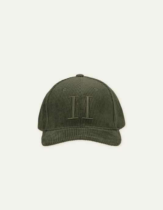 keps cap les deux core corduroy baseball cap manchester manchester tyg duffle bag green grön fri frakt stenungsund