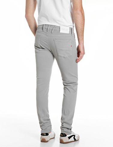 jeans hyperflex anbass replay 914e light sand color edition slim stretch