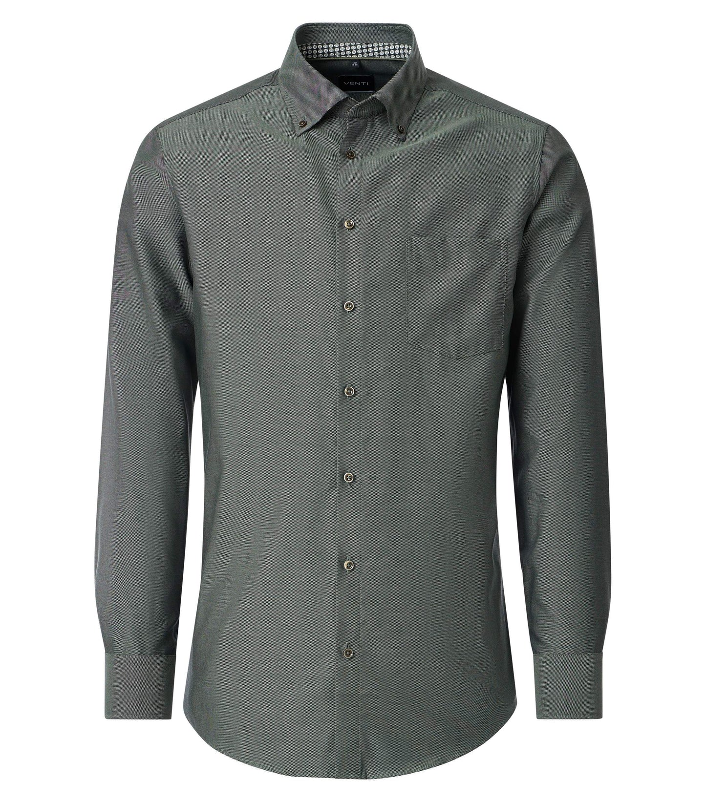 skjorta shirt venti venti shirts modern fit regular fit kostym skjorta bröstficka kontrast mänster green grön fri frakt stenungsund