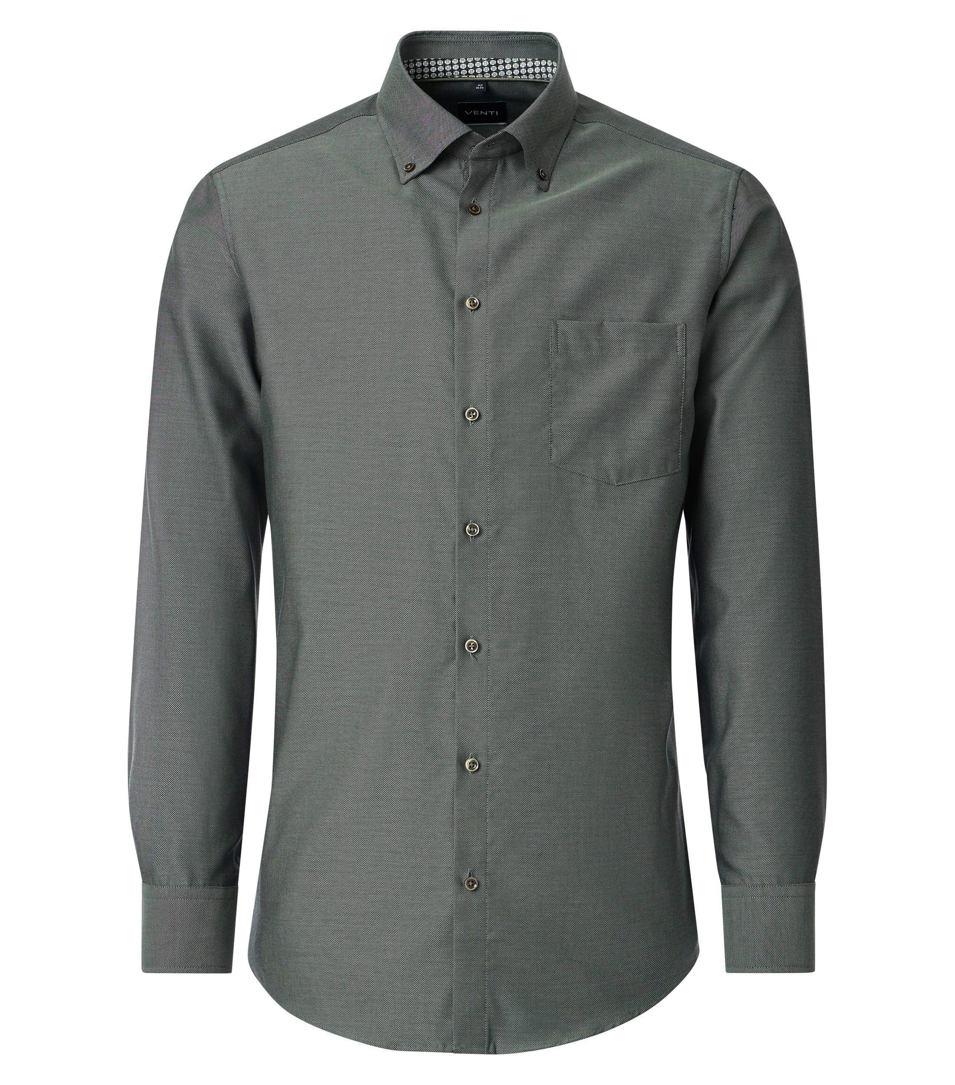 skjorta shirt venti venti shirts modern fit regular fit kostym skjorta bröstficka kontrast mänster green grön fri frakt stenungsund