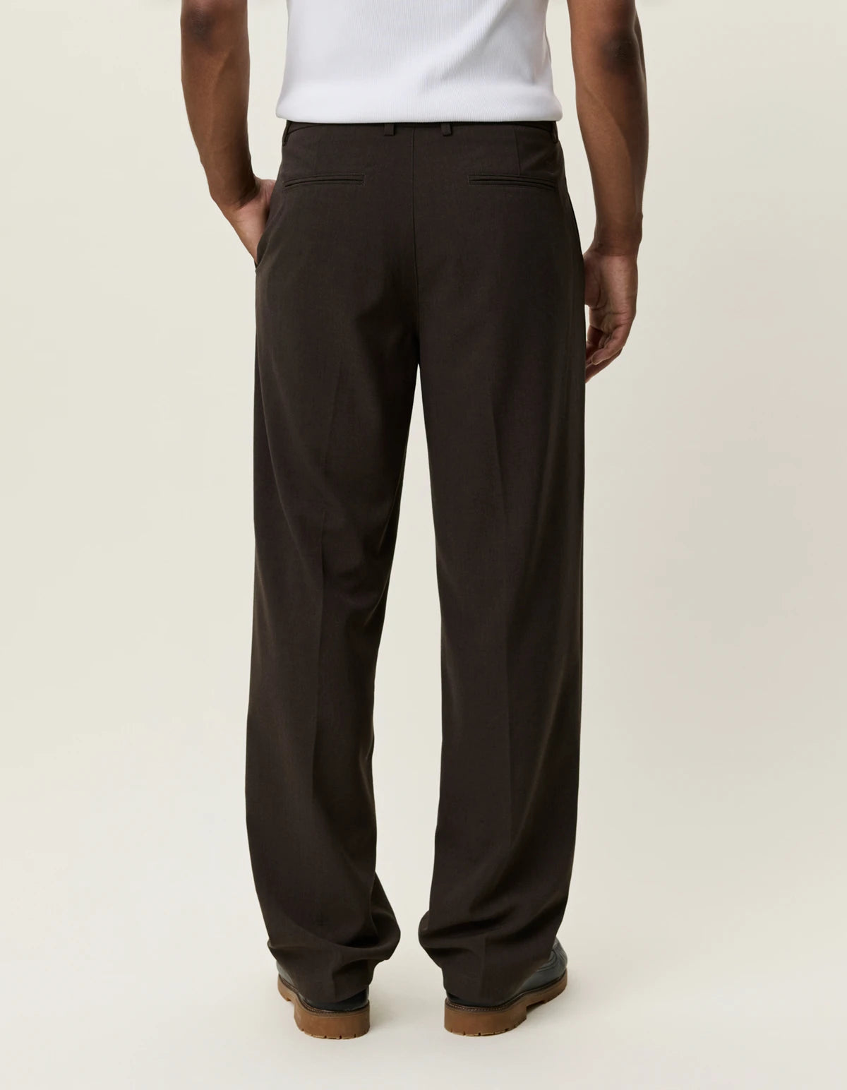byxor les deux como slack pants suit pants kostymbyxor como pants beliciso brown brun fri frakt stenungsund