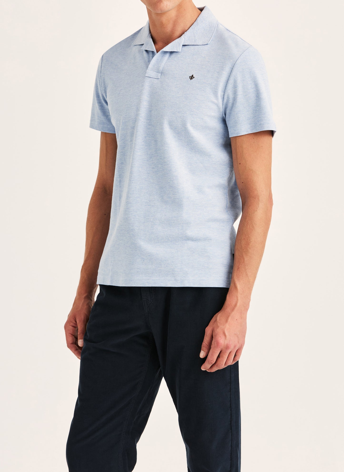 pikè pike morris dylan pique shirt piketröja blue blå ljusblå