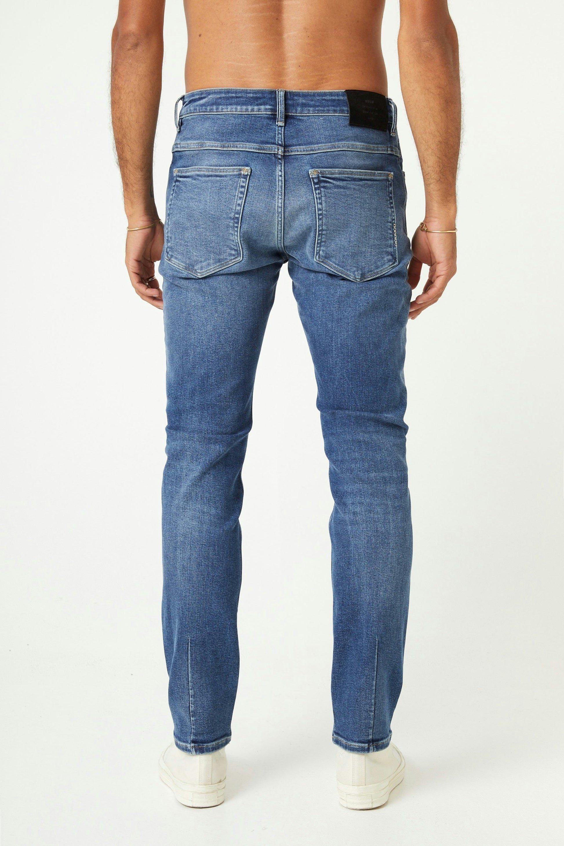 jeans denim neuw lou slim neuwdenim stretch bomull destination ljusjeans
