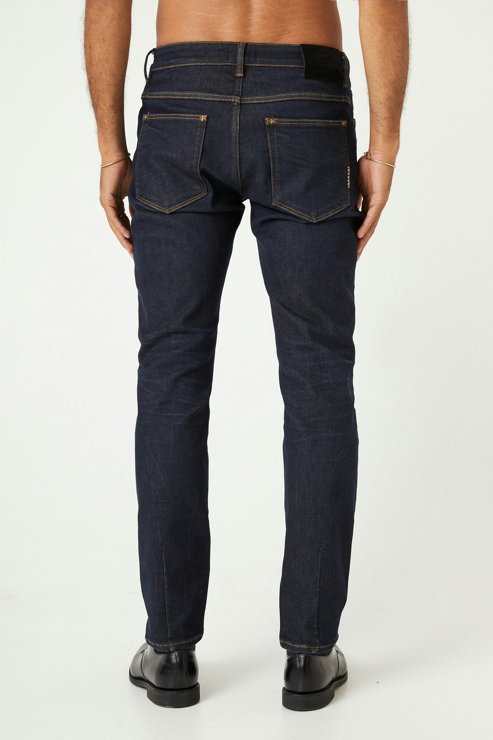 jeans denim neuw lou slim neuwdenim stretch bomull typecast mörkajeans