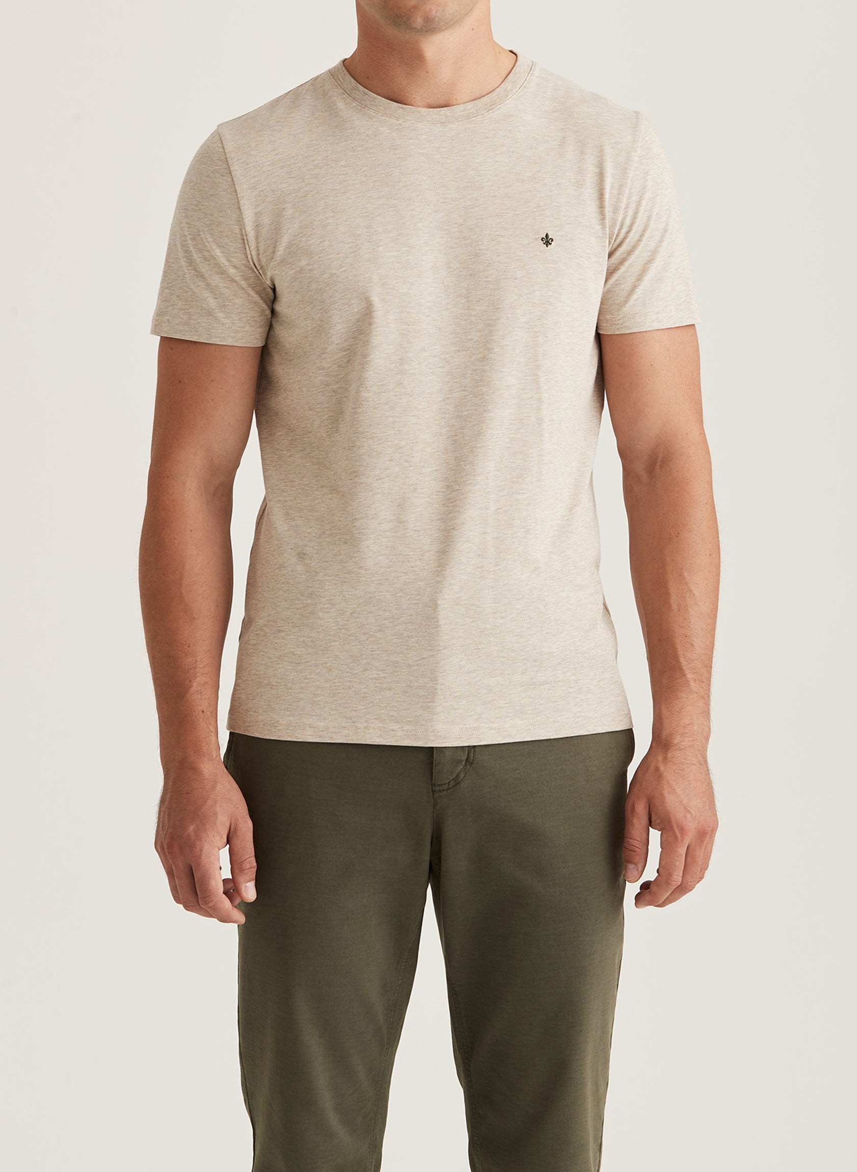t-shirt tee morris james tee khaki sand beige
