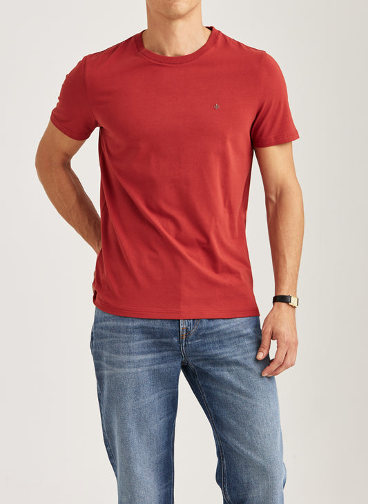 t-shirt tee james tee morris röd red