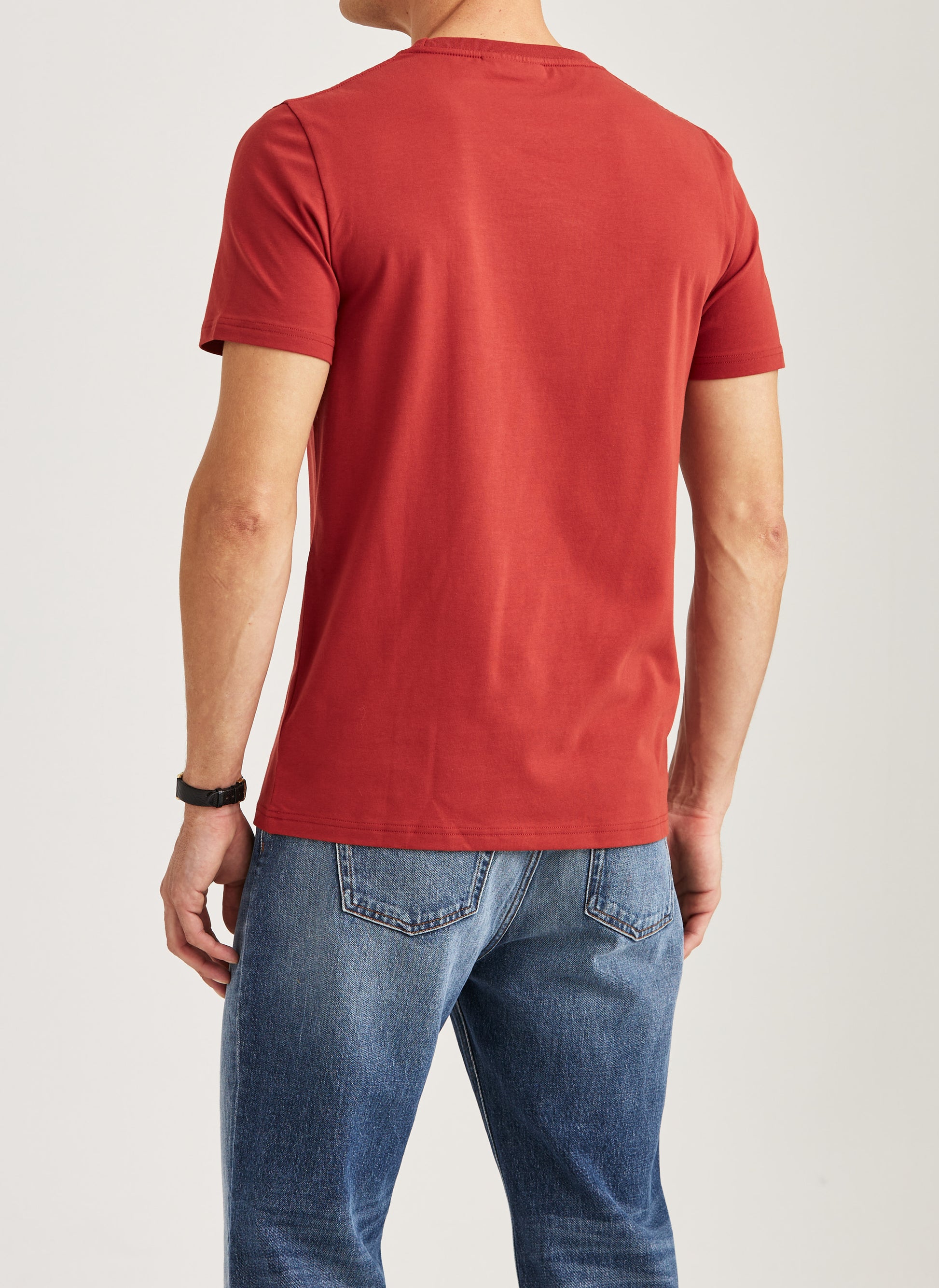 t-shirt tee james tee morris röd red