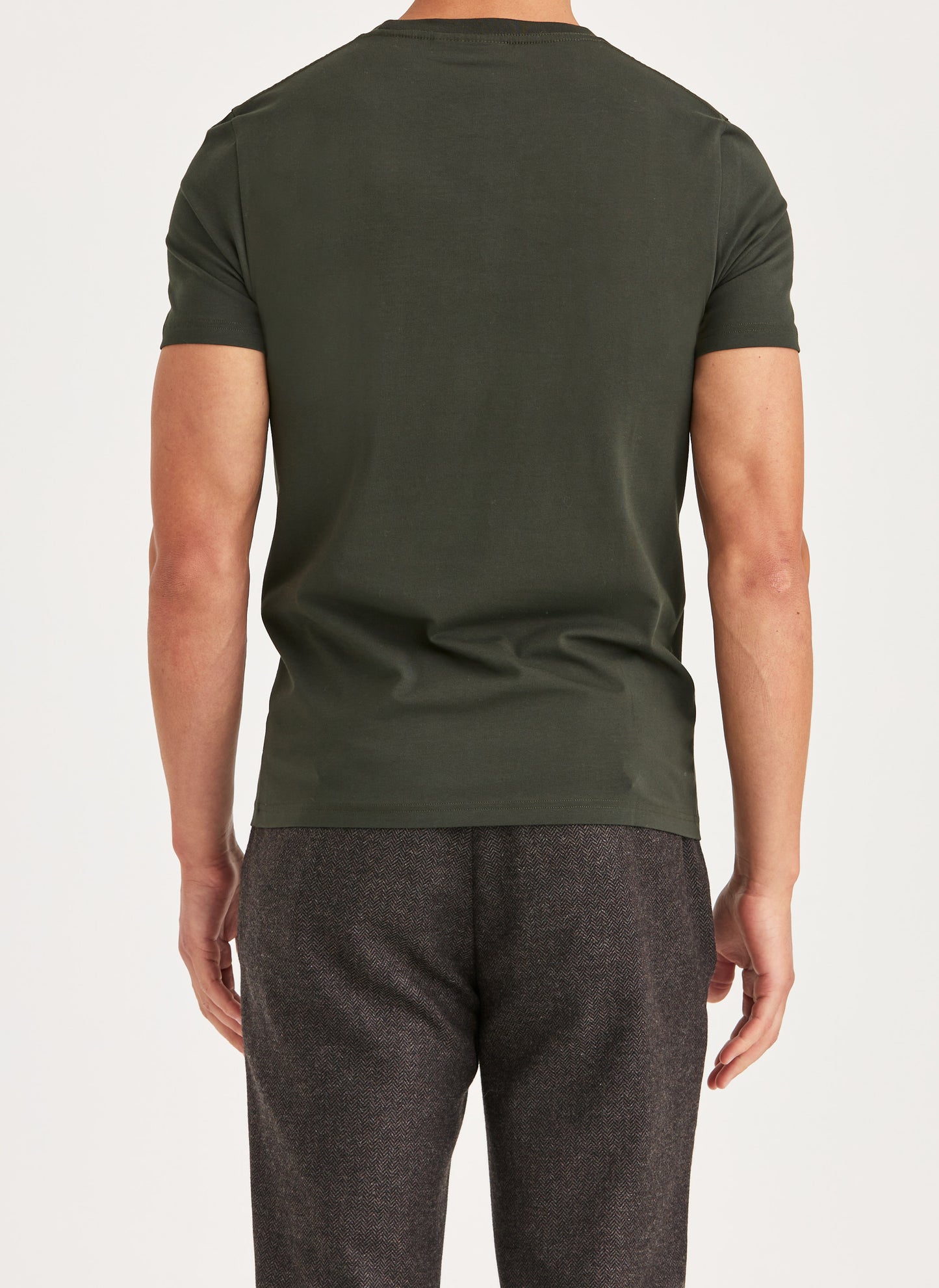 t-shirt tee james tee morris olive grön green
