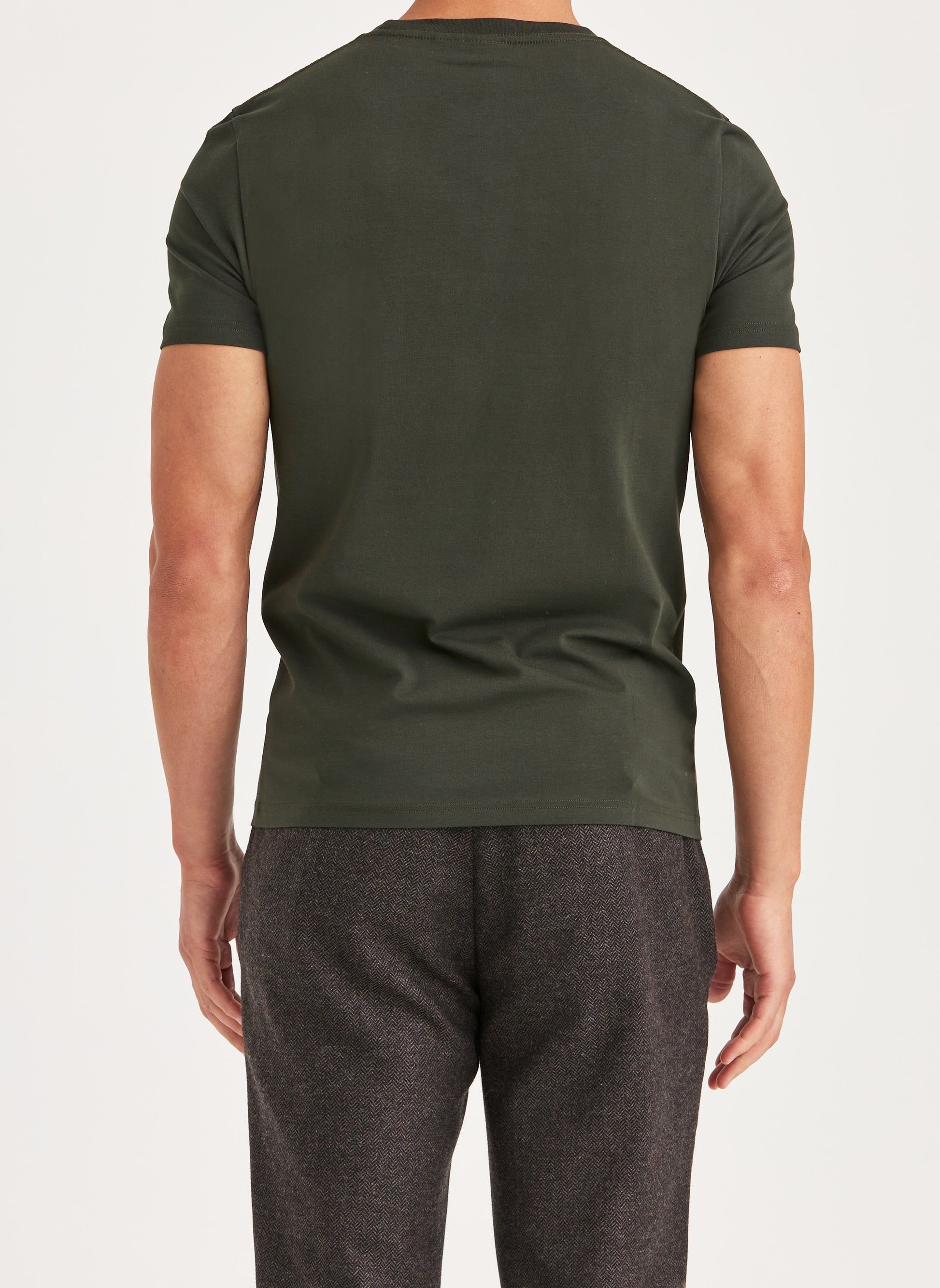 t-shirt tee james tee morris olive grön green