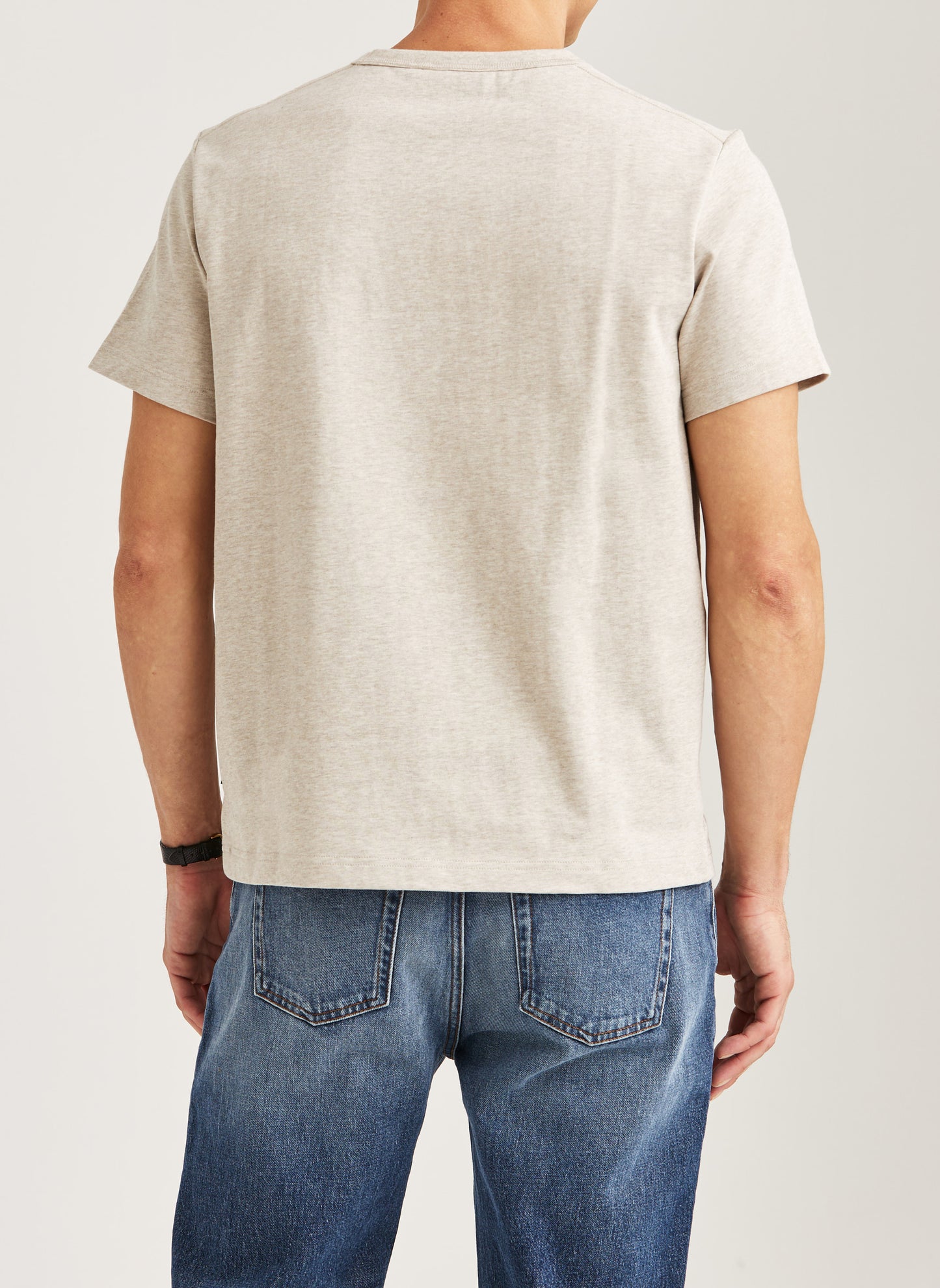 t-shirt tee morris brian tee bomull jersey logo khaki sand beige fri frakt stenungsund