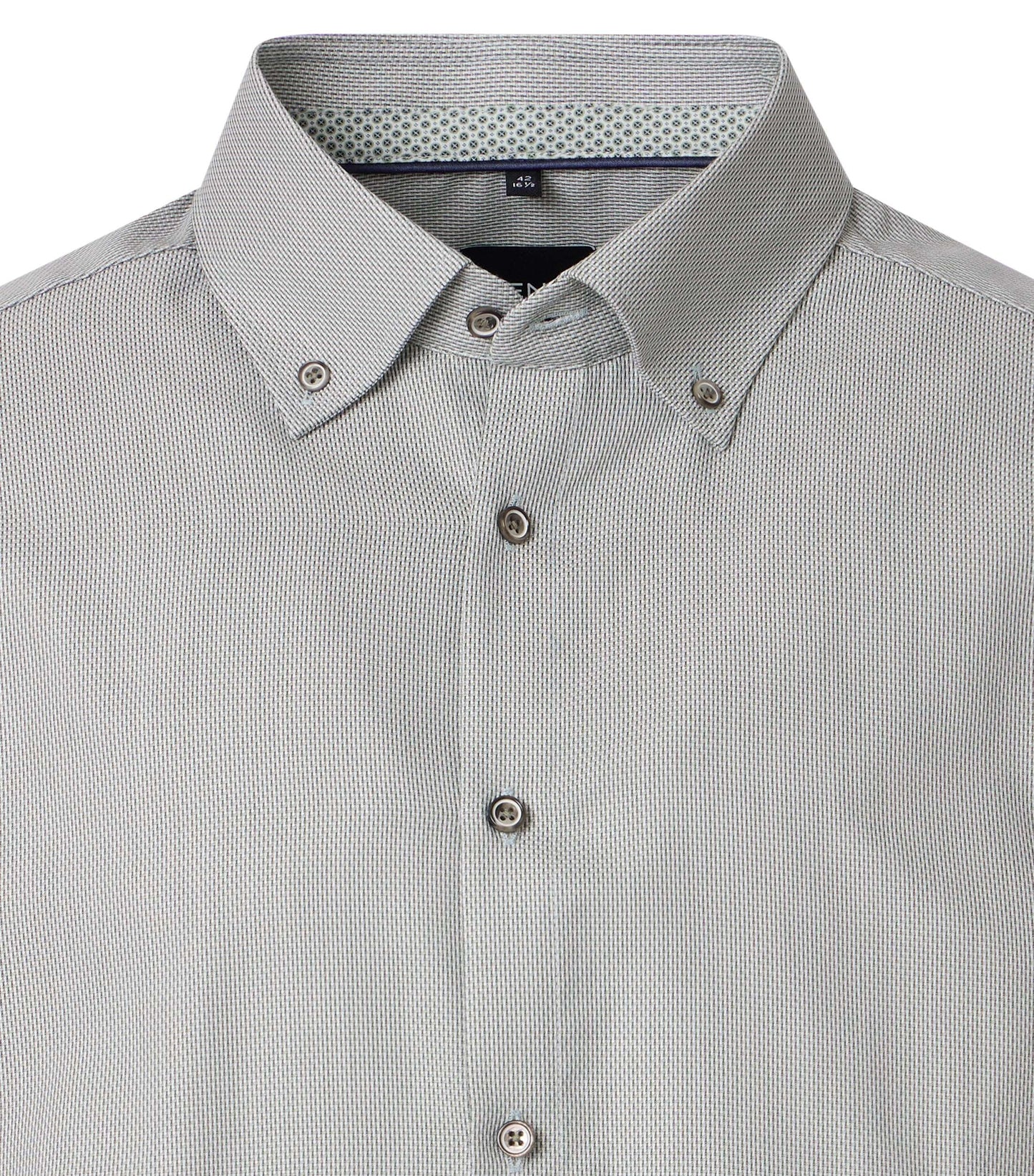 skjorta shirt venti modern fit regular fit green mönster