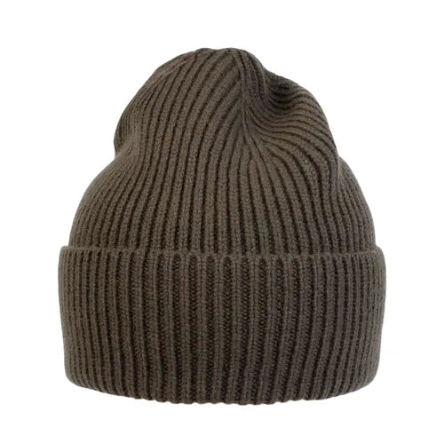 mössa knitted beanie amanda christensen olive green grön vinter mössa