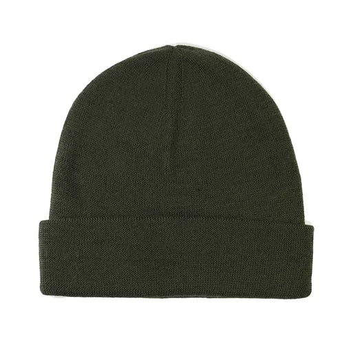 mössa beanie Amanda Christensen merino ull vintermössa green grön