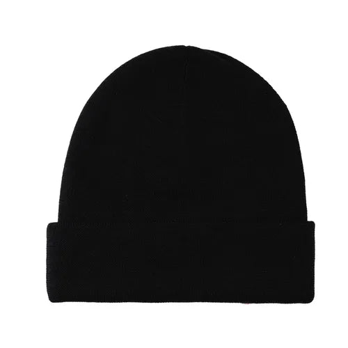 mössa beanie Amanda Christensen merino ull vintermössa black svart
