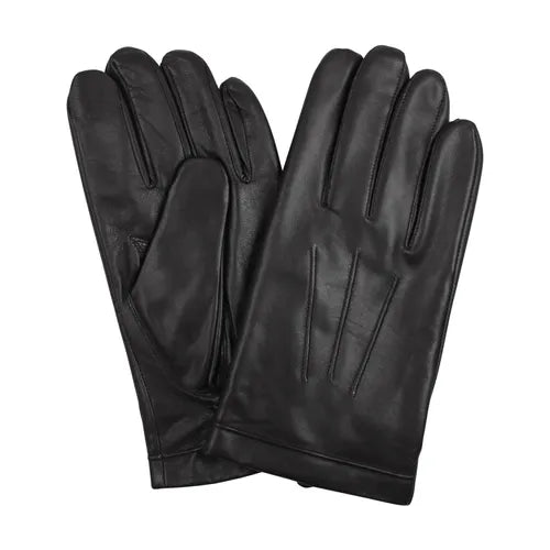 handskar vantar gloves läder amanda christensen vinter handskar black svart