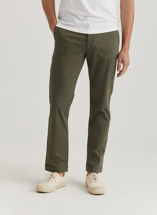 chinos byxor morris jeffrey bruched chino olive grön green