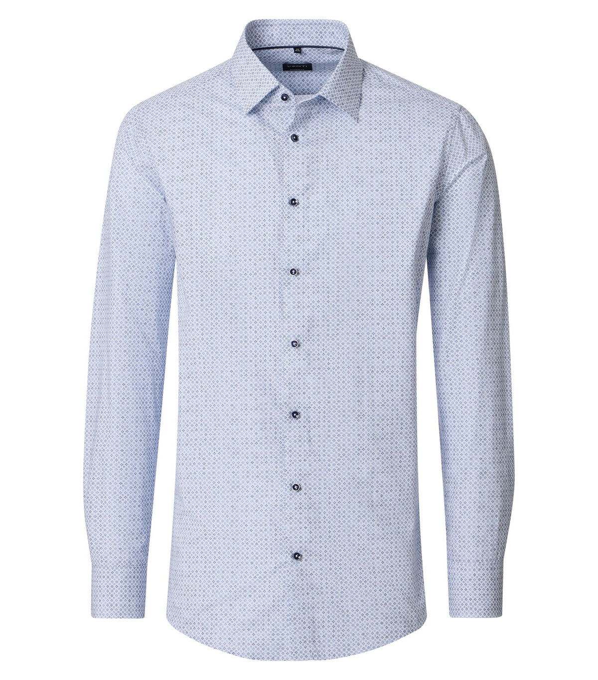 skjorta shirt venti casamoda modern fit regular fit micro flowers white vit kostym skjorta