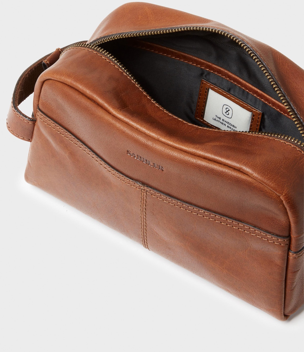 necessär saddler christianshavn midbrown brun läder leather 