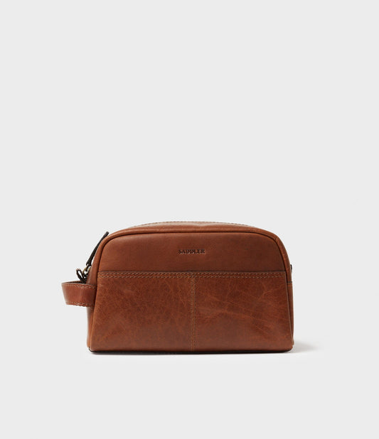 necessär saddler christianshavn midbrown brun läder leather 
