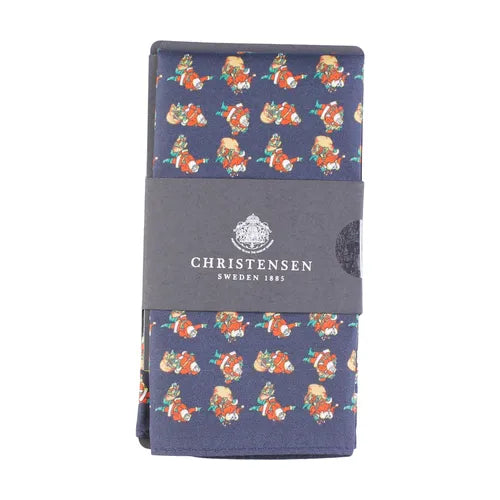 näsduk pocket square amanda christensen christmas jul tomtar