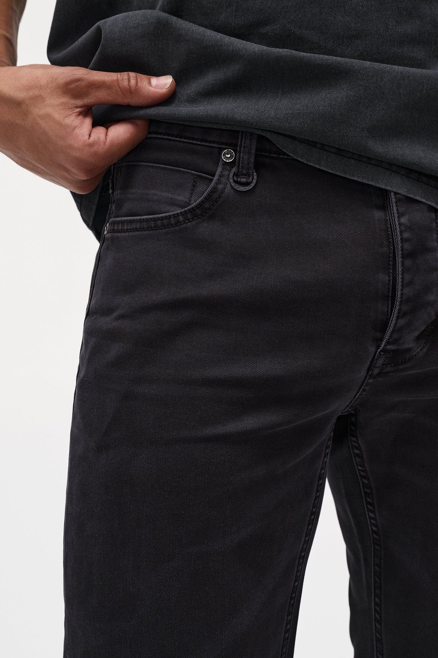 jeans neuw denim lou straight raka jeans nero black svart stretch