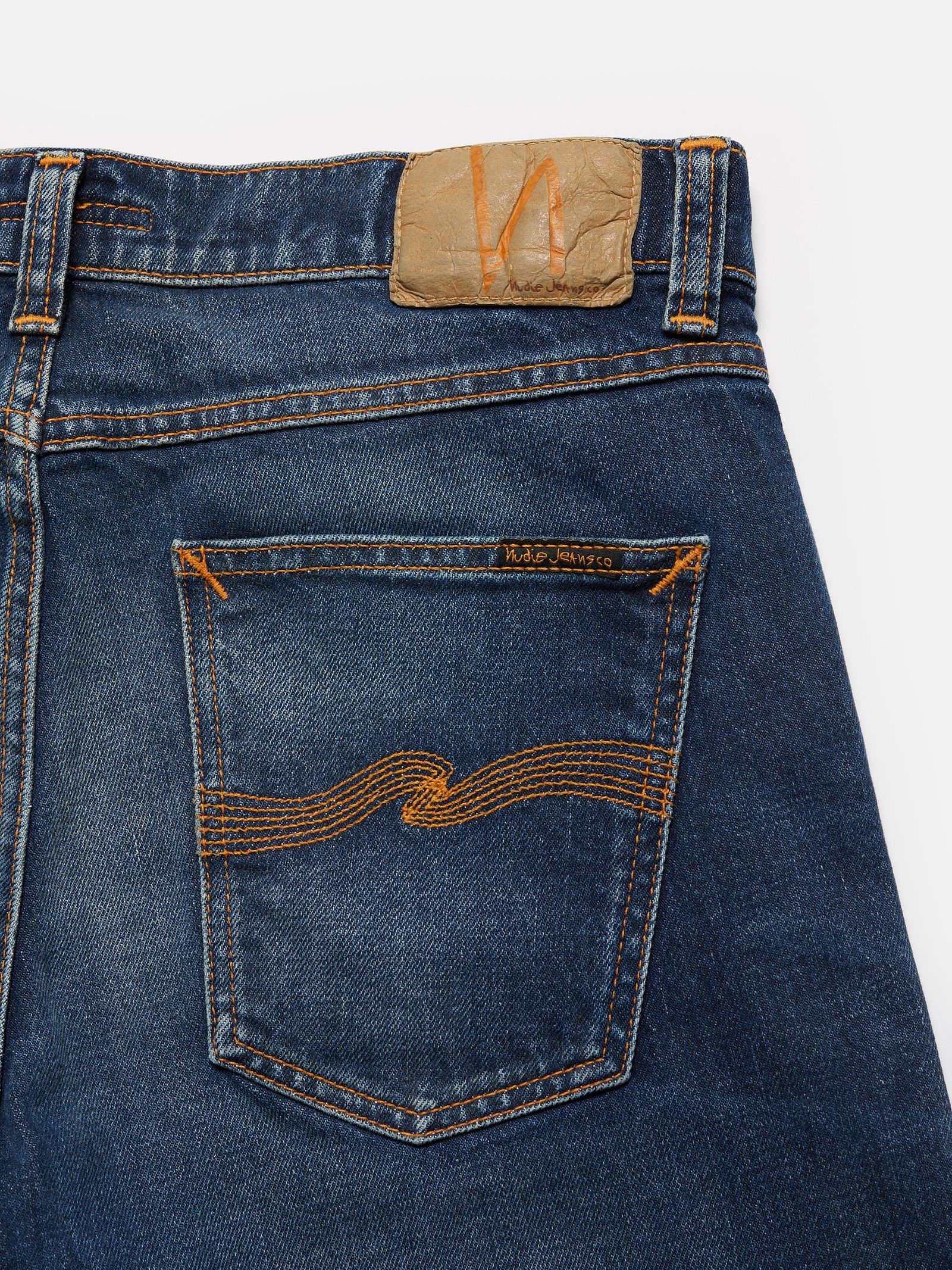 lean dean troubled sea nudie jeans nudiejeans denim stretch slim fit tapered fit 