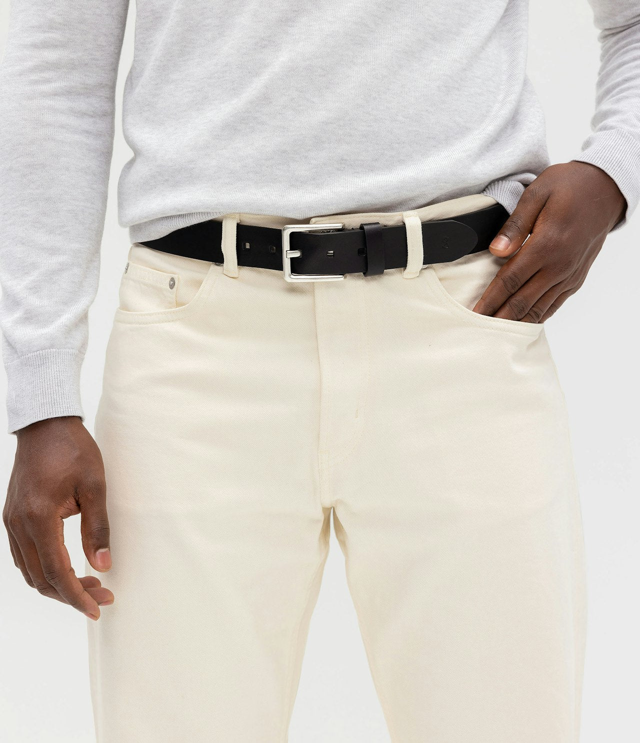 Ribe Belt Black 78429