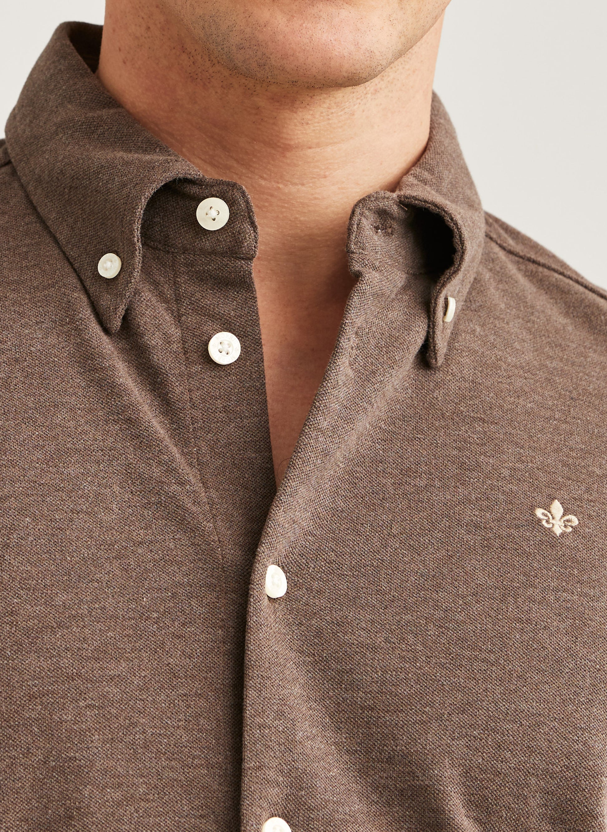 skjorta shirt morris camden pikè shirt button down brun brown