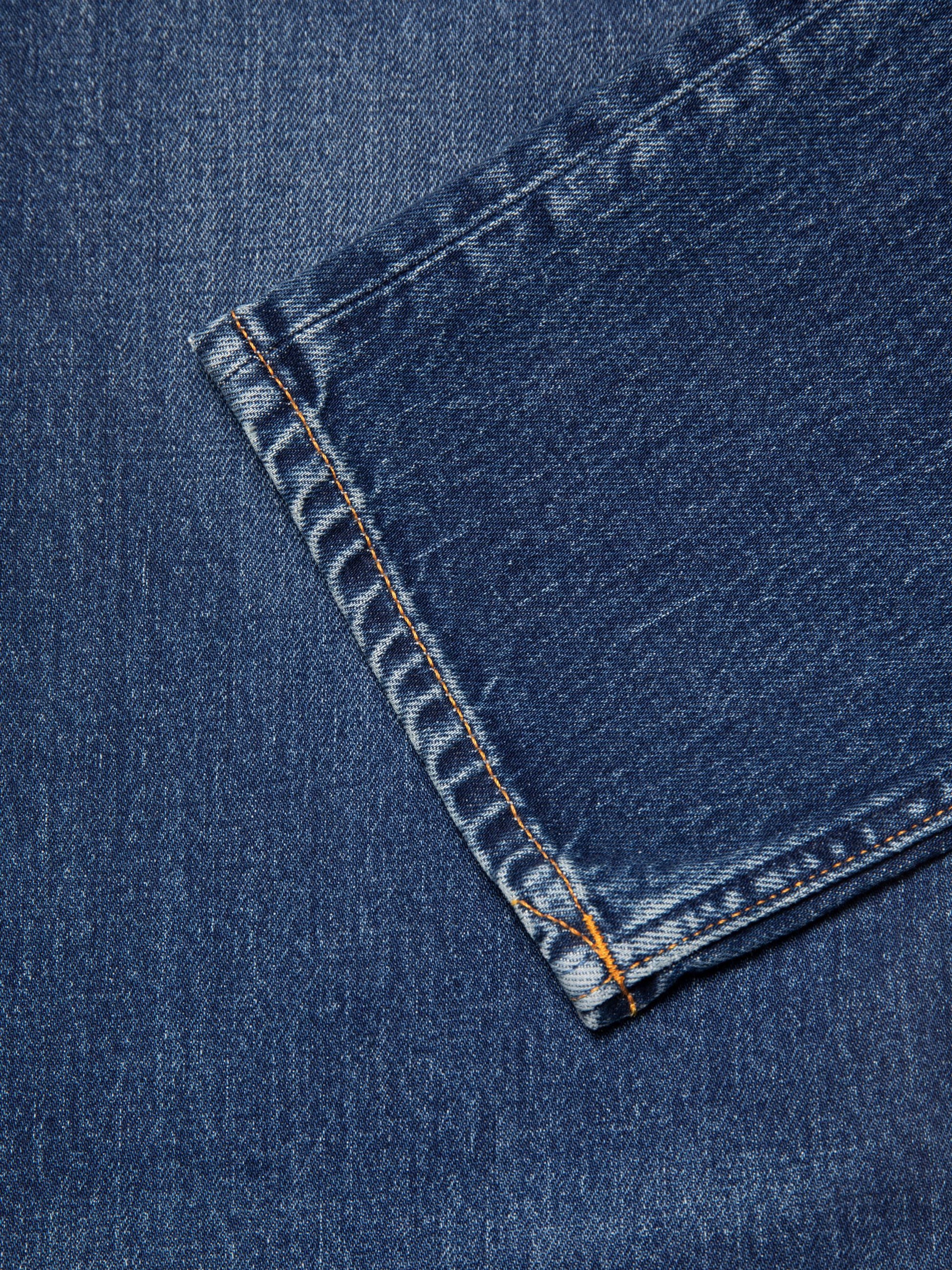 solid ollie wild blue nudie jeans denim slim fit stretch nudiejeans
