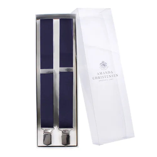 hängslen amanda christensen braces plain navy blue blå