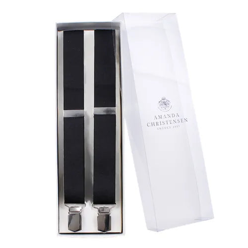 hängslen amanda christensen braces plain black svart
