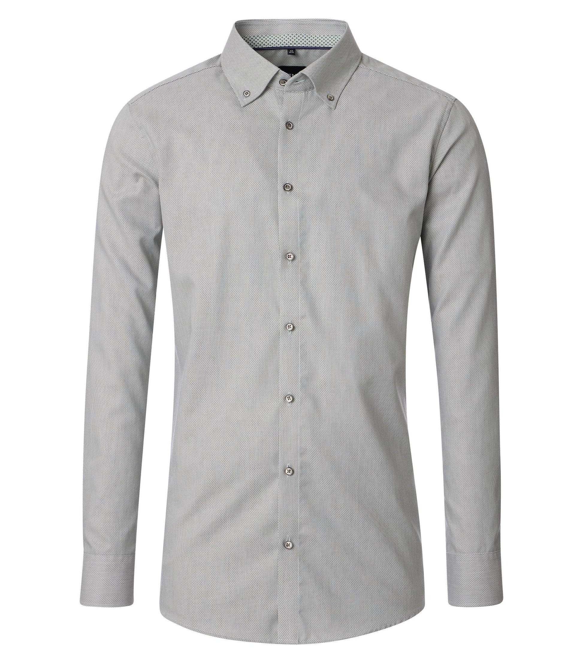 skjorta shirt venti modern fit regular fit green mönster