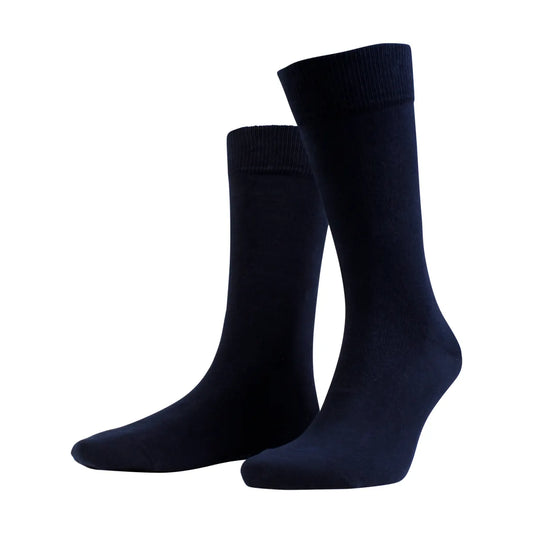 sockar socks bamboo crew socks strumpor amanda christensen dark navy blå navy
