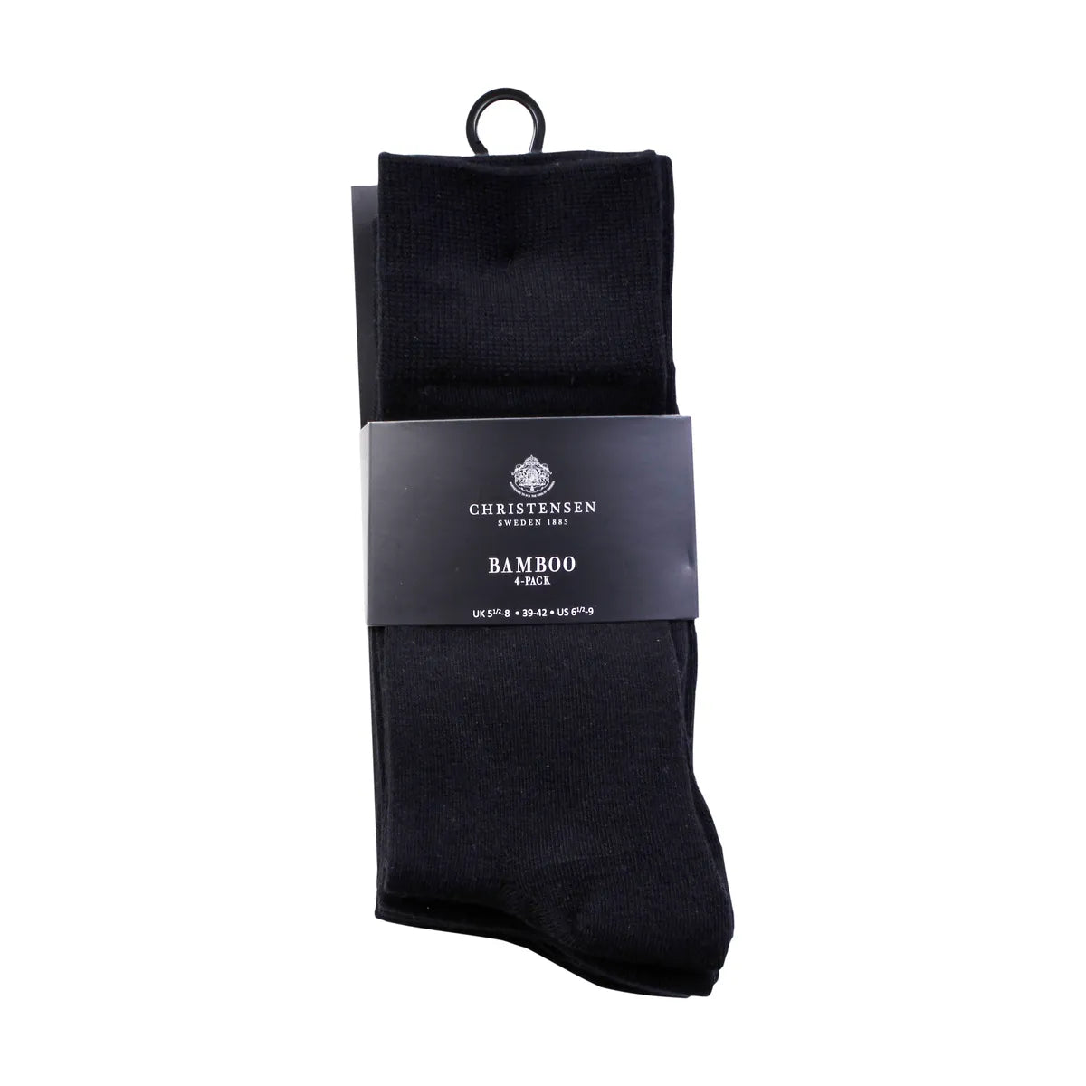 sockar socks bamboo crew socks strumpor amanda christensen black svart