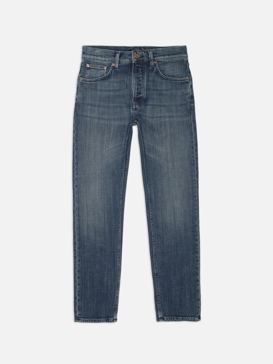 jeans nudiejeans solid ollie nudie jeans denim stretch slim regular fit epic ink knappar fri frakt stenungsund
