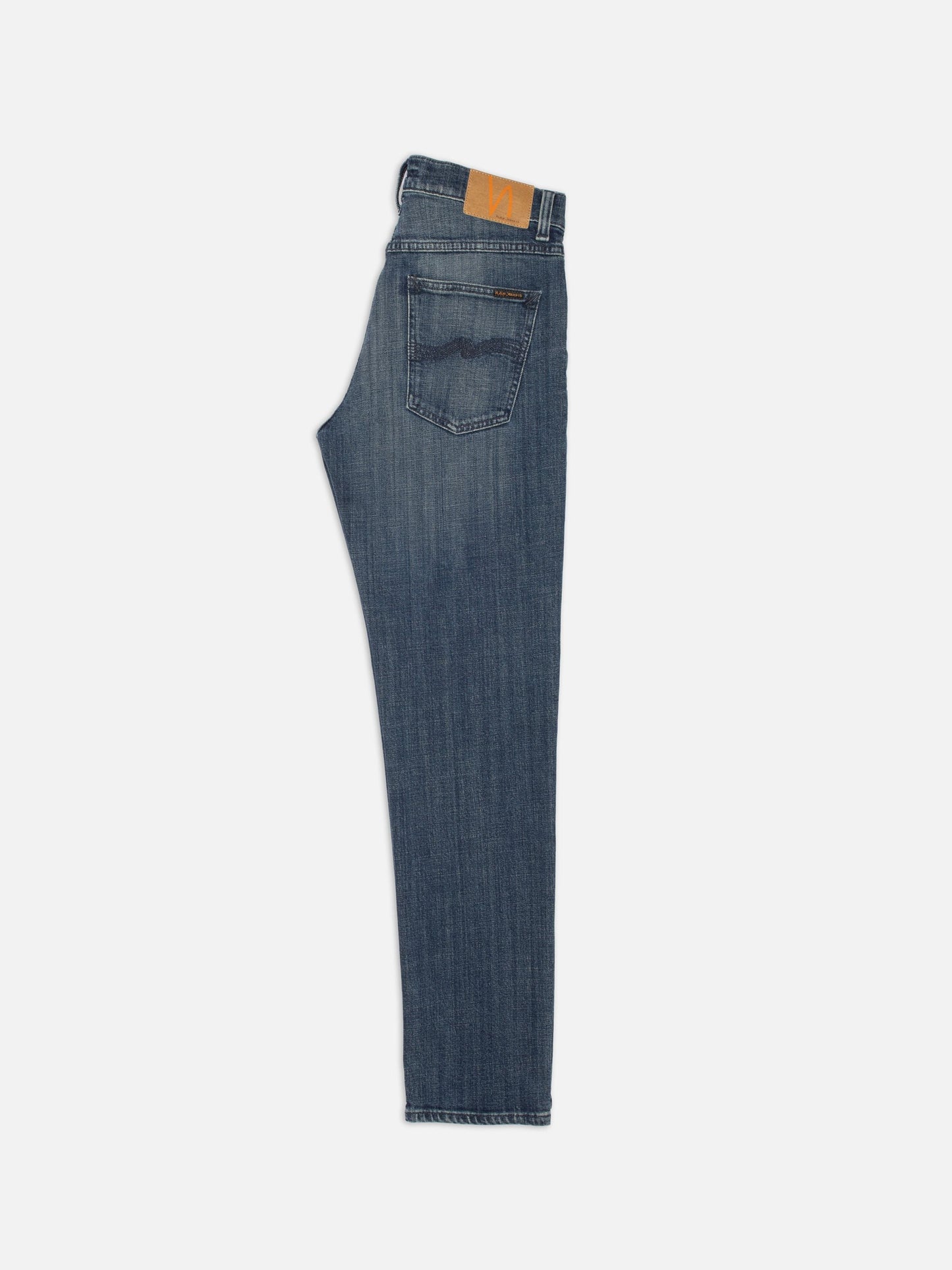 jeans nudiejeans solid ollie nudie jeans denim stretch slim regular fit epic ink knappar fri frakt stenungsund